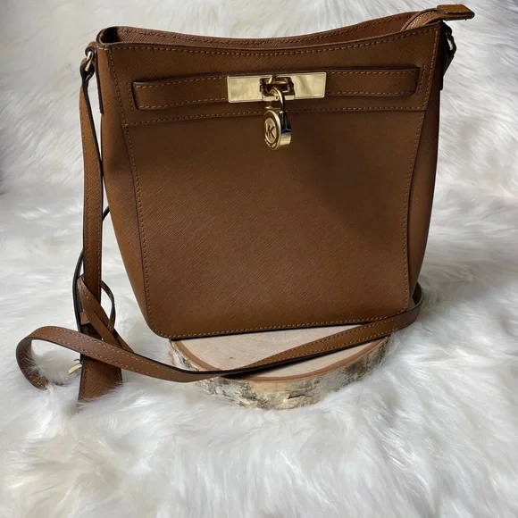 Michael Kors Jet Set Flat Crossbody Bag Purse - Picture 7 of 11